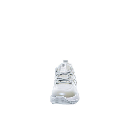 Hogan Ladies Silver Tone Sneakers