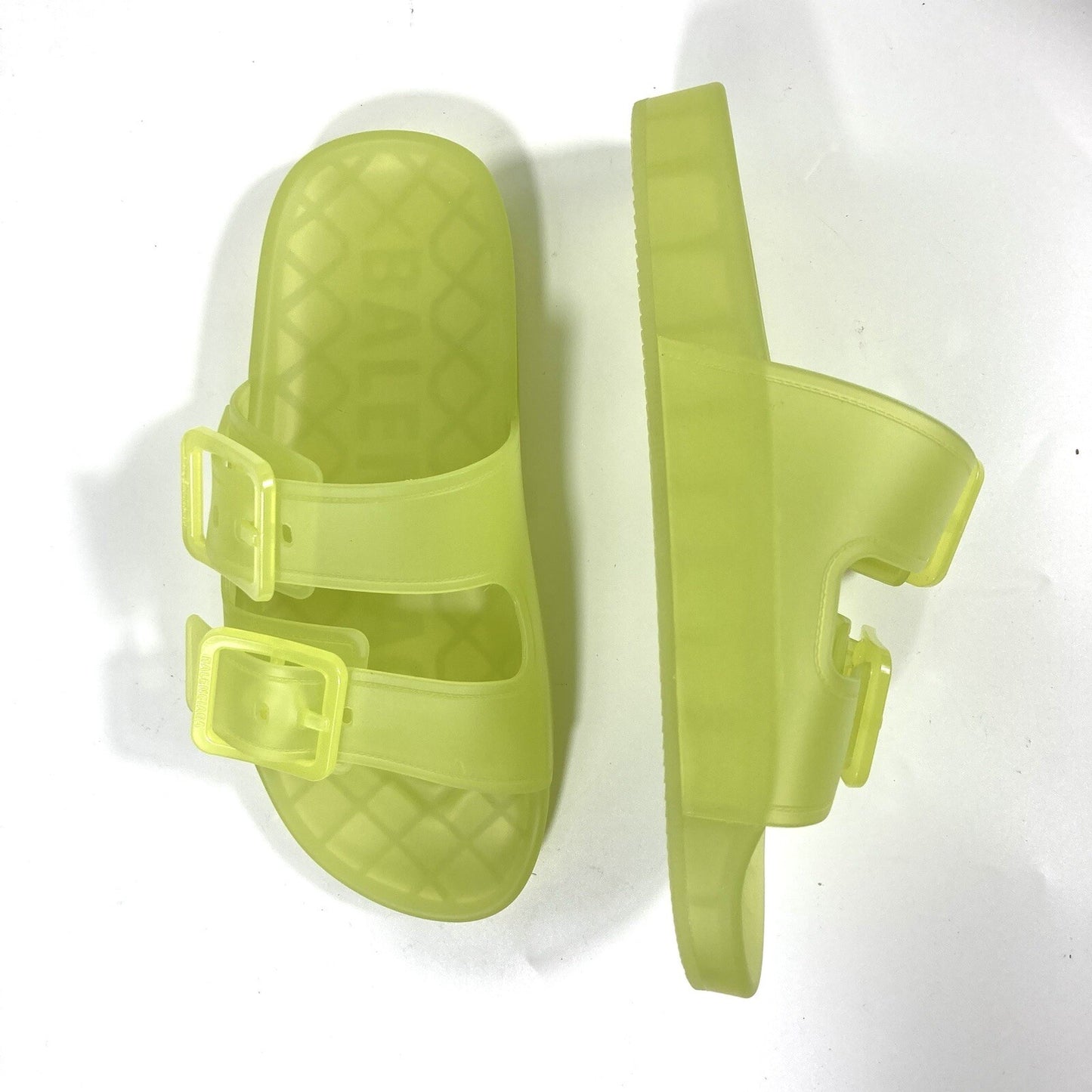 Balenciaga Women’s Fluo Yellow Mallorca Sandals