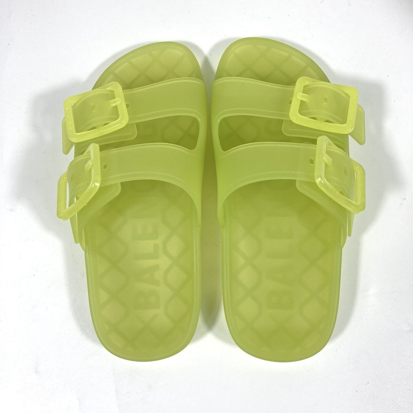 Balenciaga Women’s Fluo Yellow Mallorca Sandals